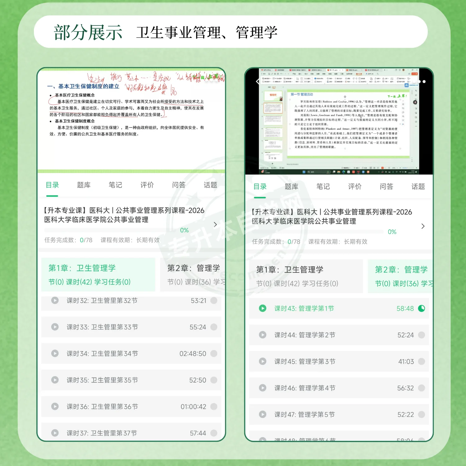 2026天津医科大学临床医学院公共事业管理专升本正版网课-专升本自学网
